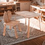 Hanah Home Conjunto de Mesa para Niños Color Roble